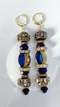 ZARA (BLACK & GOLD EARRINGS)