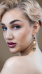 VICTORIA (GOLD MULTI-COLORED EARRINGS)